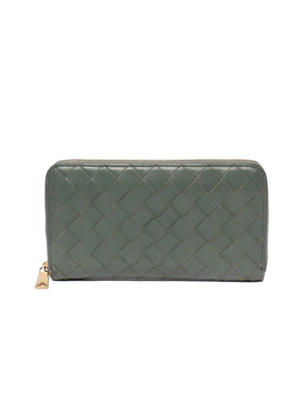 Bottega Veneta Zip Around Wallet Intrecciato